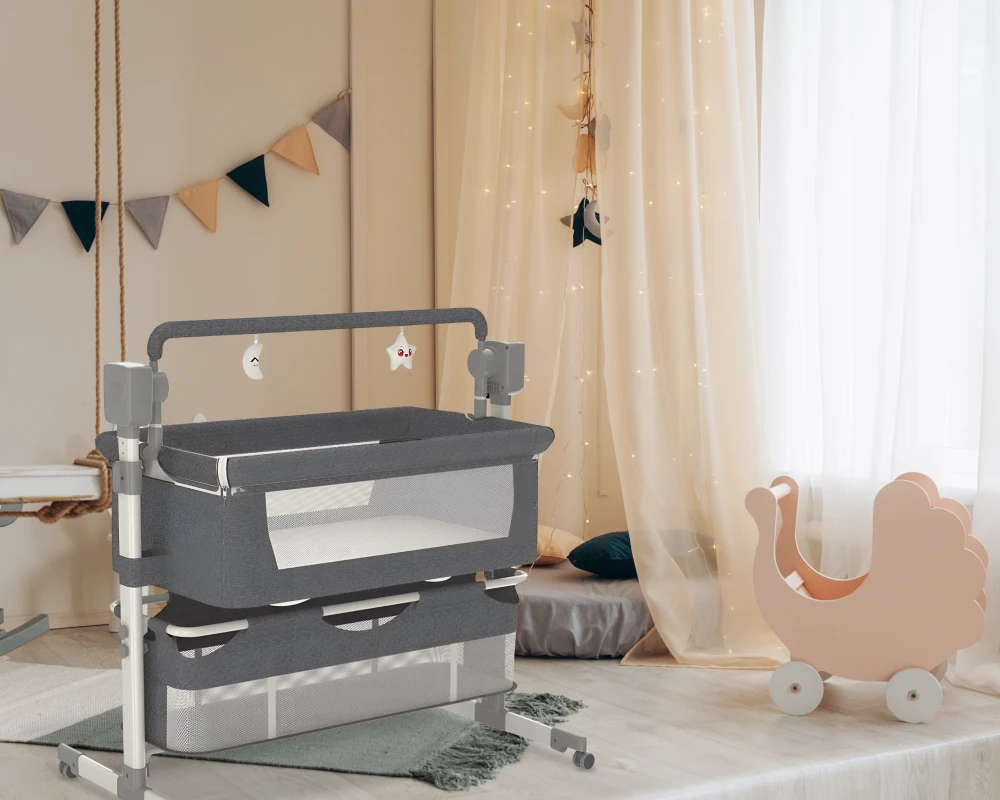 bassinet with automatic rocking