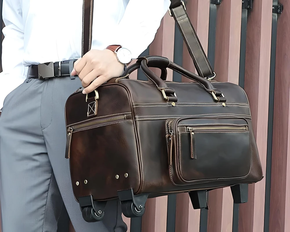 luggage bag with wheels